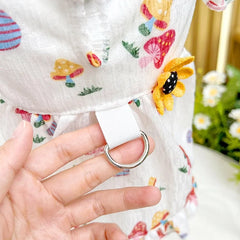 Princess Dog Dress 🍓 Cute Strawberry Summer Outfit for Small Dogs & Cats