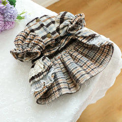 Luxury Princess Dog Dress 👑 Fancy Autumn/Winter Outfit for Small Dogs