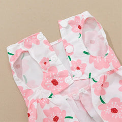 Summer Sphynx Cat Dress 🌸 Lightweight Printed Outfit for Cats & Kittens