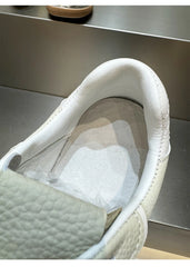 AUTUSPIN 5 Colors Women Flats Sneakers Four Season Leisure Shoes Cow Suede Leather Ladies Skateboarding Shoes Outdoor Size 35-40