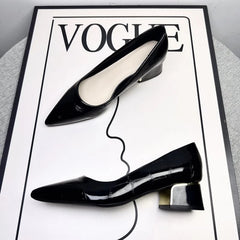 comfortable and versatile design, luxurious and light, high-end fashion, matching with small skirt, ladies' single shoes