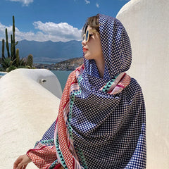 20 Styles Cotton-Linen Beach Sarong Wrap – Women’s Bikini Cover-Up & Summer Scarf