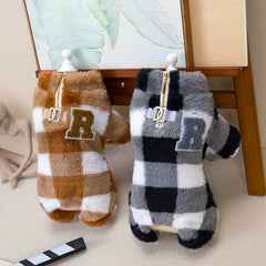 Winter Dog Jumpsuit – Warm Fleece Pajamas for Small & Medium Dogs