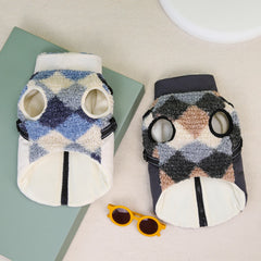 Winter Dog Jacket – Warm Pet Vest with Built-In Harness for Small & Medium Dogs