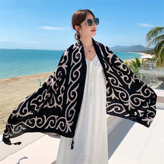 20 Styles Cotton-Linen Beach Sarong Wrap – Women’s Bikini Cover-Up & Summer Scarf