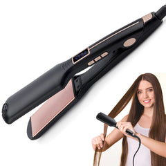 10-Second Quick Heat Hair Straightener – 12-Level Temperature Curling & Styling Iron