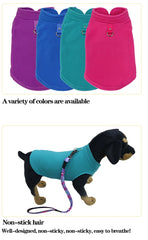 Warm Fleece Dog Jacket ❄️ Soft Winter Vest with D-Ring for Small Dogs & Cats