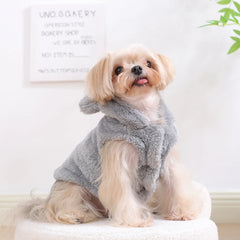 Winter Fleece Pet Hoodie – Warm Sweater Coat for Small & Medium Dogs and Cats