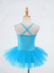 Girls Sequined Ballet Tutu Dress – Professional Dance Costume