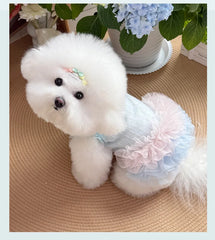 Fashion Fairy Pet Dress – Gauze Skirt Outfit for Small Dogs & Cats