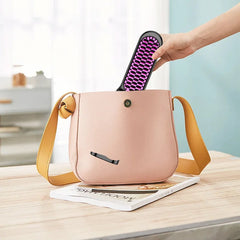 Portable USB Heated Hot Comb – Thermostatic Travel Hair Straightening Brush
