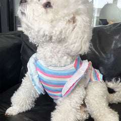 Flower Dog Dress 🌸 Cooling Summer Outfit for Small Dogs & Cats