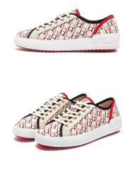 C-H Women's Casual Shoes  Autumn New Comfortable Canvas Shoes Skeleton Correction Woman Walking Shoes