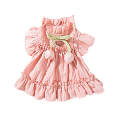 Tulip Pleated Summer Pet Dress 🌷 Princess Outfit for Small & Medium Dogs