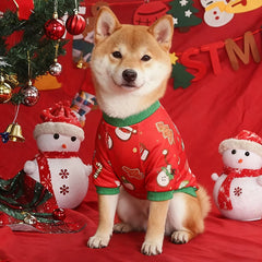 Christmas Dog Outfit – Warm Winter Costume for Small & Medium Dogs