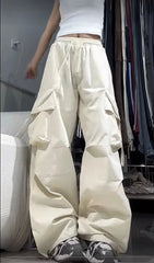 Women’s High-Waisted Vintage Wide-Leg Pants