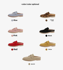 New 2025 Soft Bottom Tassel Lock Buckle High Top Loafers Women's round Toe Mid Heel Comfortable Leather Shoes Leisure Style