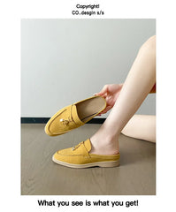 New 2025 Soft Bottom Tassel Lock Buckle High Top Loafers Women's round Toe Mid Heel Comfortable Leather Shoes Leisure Style