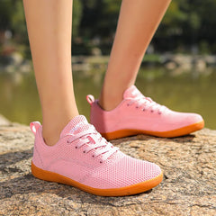 Lightweight Wide Toe Casual Sneakers for Men Women Breathable Mesh Walking Shoes Comfortable Outdoor Running Jogging Shoes