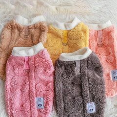 Soft Fleece Dog Sweater 🐶 Warm Winter Pullover for Small Dogs & Cats ❄️