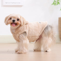 Winter Fleece Pet Hoodie – Warm Sweater Coat for Small & Medium Dogs and Cats