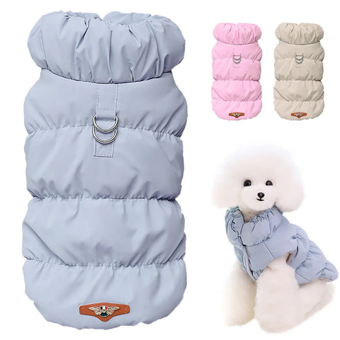 Winter Padded Pet Coat – Warm Jacket for Small & Medium Dogs