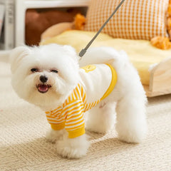 Cute Dog Hoodie – Thin Autumn/Winter Sweatshirt with D-Ring for Small Dogs & Puppies