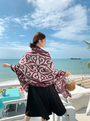 20 Styles Cotton-Linen Beach Sarong Wrap – Women’s Bikini Cover-Up & Summer Scarf