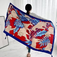 20 Styles Cotton-Linen Beach Sarong Wrap – Women’s Bikini Cover-Up & Summer Scarf