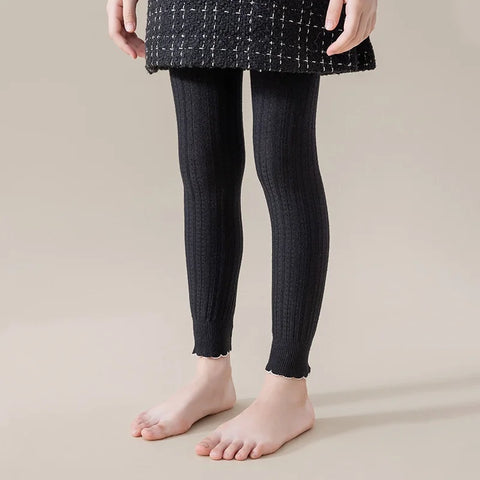 Cotton Baby Leggings 🌸 Soft Ankle-Length Tights for Girls (0–12 Years)