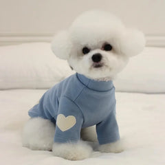 Love Winter Warm Pet Hoodie – Cute Bear Dog & Cat Shirt