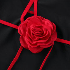 2025 Floral Halter Bandage One-Piece Swimsuit – Women’s Sexy Monokini Beachwear