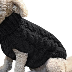 Small Dog Knitted Sweater – Autumn Winter Warm Pet Clothes