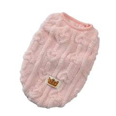 Warm Fleece Dog Jacket ❄️ Soft Autumn & Winter Outfit for Small Pets