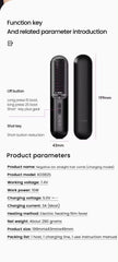 Wireless Hot Comb Straightening Brush – Negative Ion Cordless Anti-Scald Hair Styler