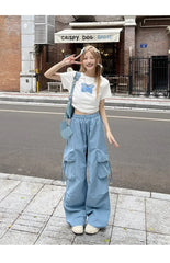 Women’s High-Waisted Vintage Wide-Leg Pants