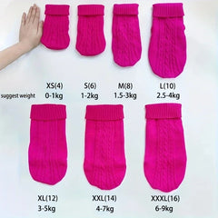 Knitted Dog Sweater – Winter Clothes for Small & Medium Dogs