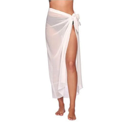 Chiffon Long Beach Skirt – Sheer Bikini Wrap & Swimsuit Cover-Up