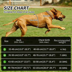 No-Pull Dog Harness – Adjustable Reflective Padded Vest with Handle for Large Dogs