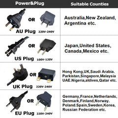 40mm Ceramic Swivel Curling Iron – Professional Big Wave Hair Curler