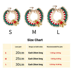 Dog Clothing Cat Collar Cats Clothing Christmas Pet Scarf Collar Christmas Cute Sweet Pet Decor Bow Cat Costume Cats Accessories