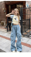 Women’s High-Waisted Vintage Wide-Leg Pants