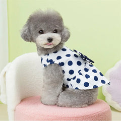 Lovely Polka Dot Pet Princess Dress – Dog & Cat Wedding Party Outfit