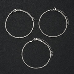 5PCS Bohemian Metal Pendant Anklet Set for Women