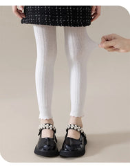 Cotton Baby Leggings 🌸 Soft Ankle-Length Tights for Girls (0–12 Years)