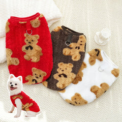 Flannel Winter Pet Pajamas ❄️ Warm Coat for Small to Large Dogs & Cats (M–7XL)