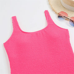 Sexy Push-Up Brazilian One-Piece Swimsuit – Women’s Solid Thong Monokini