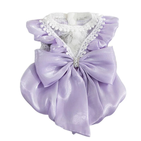 Adorable Tutu Dog Dress 🎀 Lace Princess Outfit for Small Dogs & Cats