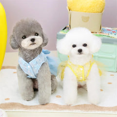 Sweet Summer Princess Pet Dress – Wedding Outfit for Small Dogs & Cats