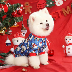 Christmas Dog Outfit – Warm Winter Costume for Small & Medium Dogs
